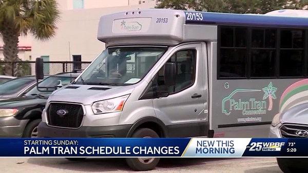 Palm Tran services set to change