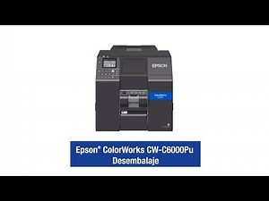 Colorworks Epson | C6000 Unboxing y configuration de impresora de etiquetas a color