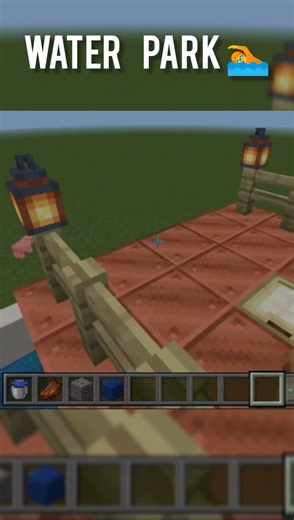Minecraft water park😱 #shorts #minecraft