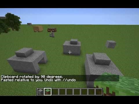 How To Use Copy And Paste in Minecraft Using WorldEdit/SinglePlayerCommands
