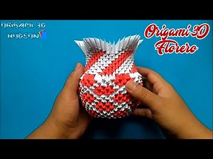 Origami 3D Florero