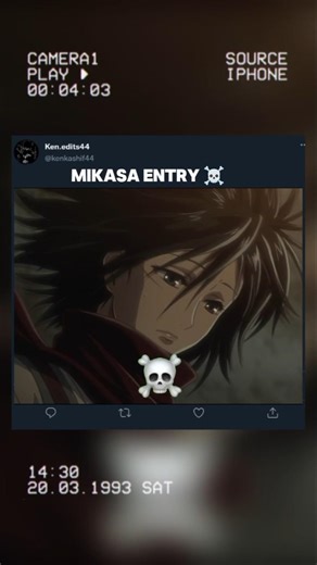Mikasa Ackerman entry / female titan # aot#