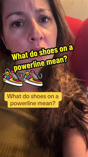 What do shoes hanging from a powerline mean? I feel out of the loop. Educate me, tiktok. #asktiktok #shoeshangingonapowerline #whatdoesitmean? #shoes #culturalmeaning