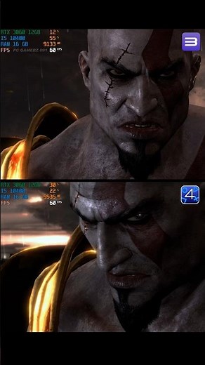 God of War 3 PC - Rpcs3 vs Shad-ps4