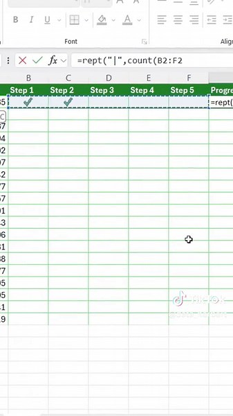 Create a Project Tracker in Excel Without Checkboxes