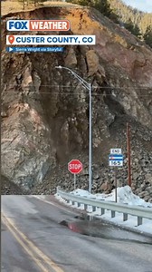 Massive rockslide causes partial closure of multiple Colorado highways. | FOX Weather