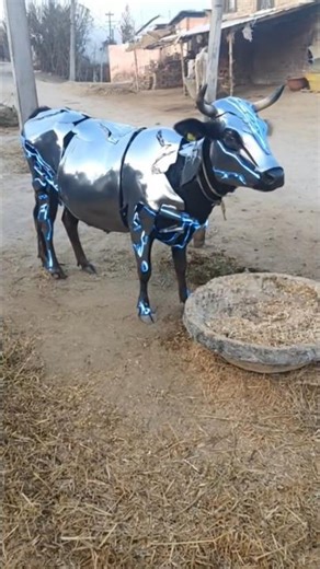 Robot cow # plz subscribe me # like # comment # view # share # robot system # viral video