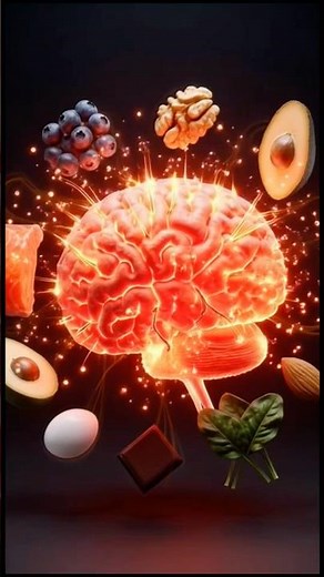8 Brain Foods That Improve Focus and Memory 🧠 #brainhealth #brainfood