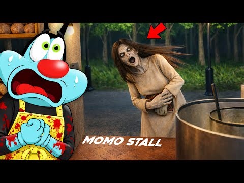 I WAS WORKING LATE NIGHT At MOMO STALL TO CATCH GHOST BUT???😱=💀ft.Oggy)
