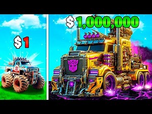 $1 to $1,000,000 TRANSFORMER Monster Truck in GTA 5