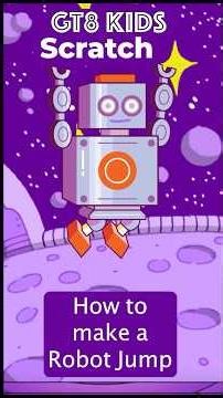 How to code create Sprite Animations in Scratch| Robot Jumping #scratch #kids