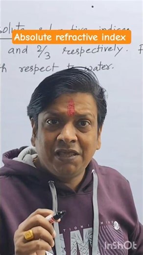 What is Absolute Refractive Index? | Class 10 Science Board 2026 #shorts
