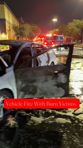 Redlands Fire Department on Instagram: "Vehicle Fire with Burn Victims • This evening at approximately 5:15 PM, your @redlands_firefighters responded to multiple reports of a vehicle fire near San Bernardino Ave X Citrus Plaza Dr. • Upon arrival, crews located a fully involved vehicle and two occupants who had sustained burn injuries. Initial reports suggest the fire may have originated from a butane container in the trunk that ignited. • Firefighter/Paramedics from Medic Engine 263 and Medic Sq