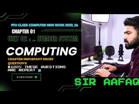 Class 9 Computer Science Unit 2 Number System| Important + Additional Questions 2026 Punjab Board