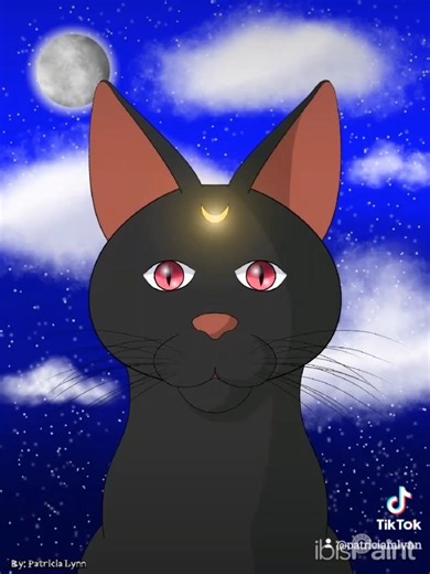 Luna The Cat (Time Lapse)#ibispaintx #lunathecat