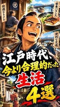 江戸時代、今より信じられないくらい合理的だった生活4選 #江戸庶民 #日本史 #江戸時代 #歴史雑学 #江戸の暮らし #江戸雑学 #ショート動画