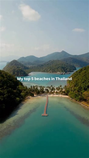 🇹🇭✨ Here’s a top 5 of the most beautiful beaches in Thailand — perfect inspiration for a future road trip ;) : 1. Bang Bao (Koh Kood) – crystal-clear water & hammocks. 2. Sunrise Beach (Koh Lipe) – perfect turquoise. 3. Shark Bay (Koh Tao) – blacktip reef sharks 🦈 4. Koh Ngam (Koh Chang) – wild and untouched island. 5. Khlong Hin (Koh Kood) – palm trees & total tranquility. 🎬 @postcardsbyhannah #thailand | Amazing Thailand IG