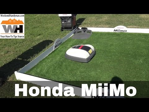 Honda MiiMo HRM310 and HRM520 Robotic Battery Powered Self Mowing Lawn System | Weekend Handyman
