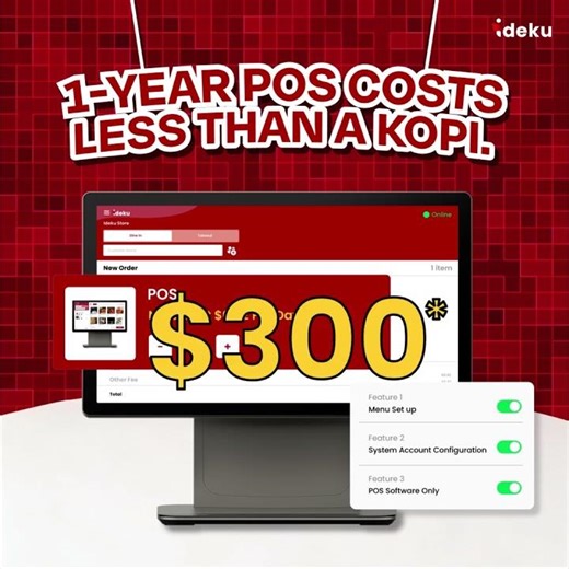 1-Year F&B POS from just $300.