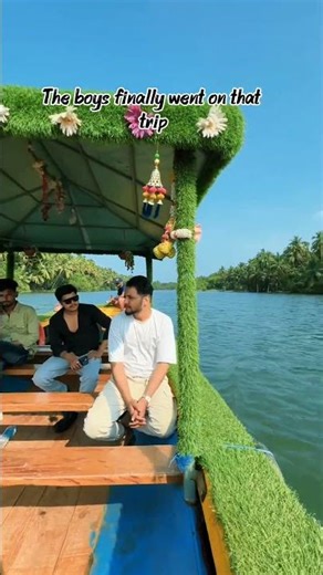 The boys finally went on that boat trip ⛴️