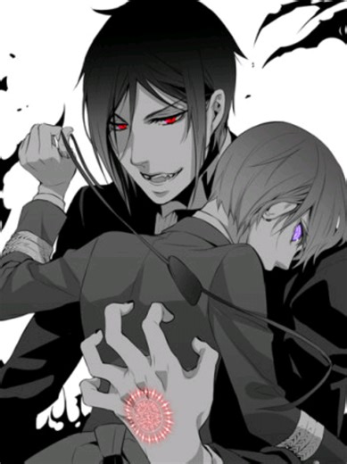 Sebaciel Moments in Kuroshitsuji: Art and Affection