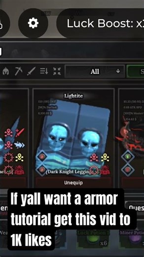 Yall want a armor tutorial #roblox #forge ￼