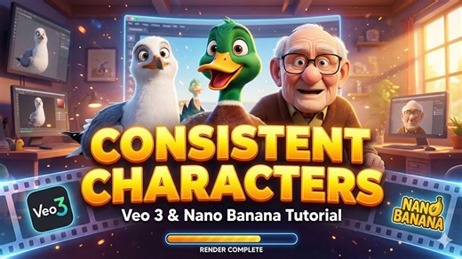 The secret to consistent AI characters with Veo 3 & Nano Banana