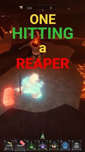 One Shotting a Reaper in The Forge Roblox #shorts #robloxshorts