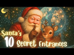 SANTA's 10 SECRET ENTRANCES | Magical Christmas Sleep Story & Kids Meditation