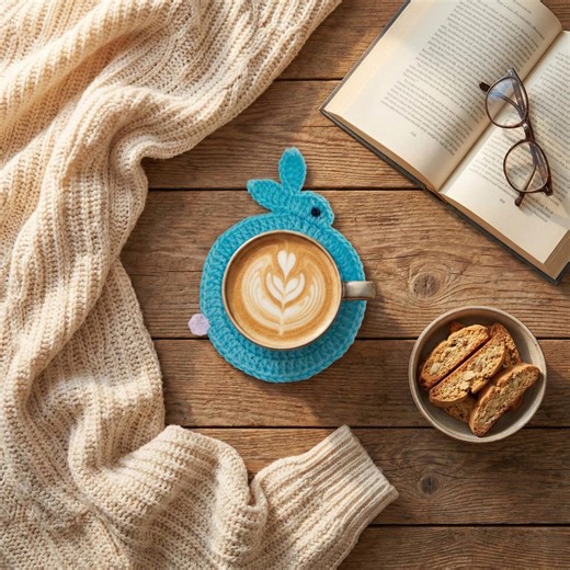 Crochet Bunny Coaster Pattern, Cute Spring Mug Rug PDF, Easy Easter Rabbit Table Decor - Etsy