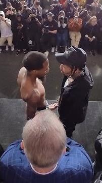 Views From the Weigh-in Stage as Tank & Roach Face Off