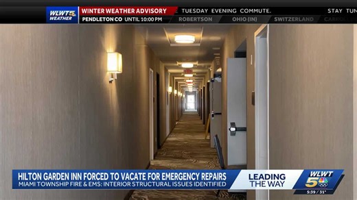 Hilton Garden Inn hotel in Miami Township ordered to vacate due to emergency repairs