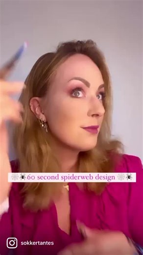 Creëer een spinnenweb zonder spin - Halloween make-up tutorial