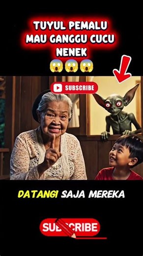 Lagi2 tuyul pemalu datang mau minta subscriber ke anak2