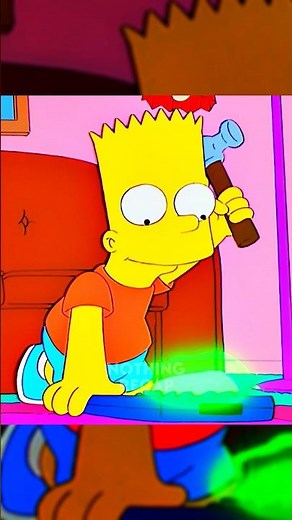 BART AND LISA GET TRAPPED IN THE TV!? #simpsons