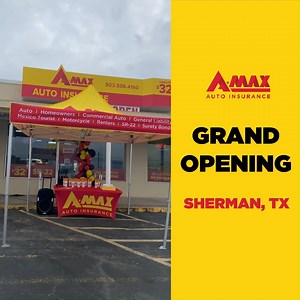 Our Grand Opening celebrations at our new Texoma Pkwy office in #ShermanTX were incredibly fun. Thank you to everyone who came out to welcome us to the neighborhood and to WIN giveaway prizes! | A-MAX Auto Insurance | Facebook