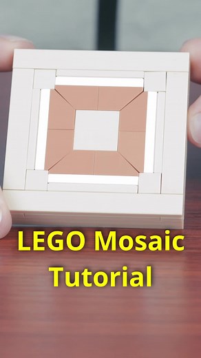 Simple Mosaic Design for Your Lego Builds