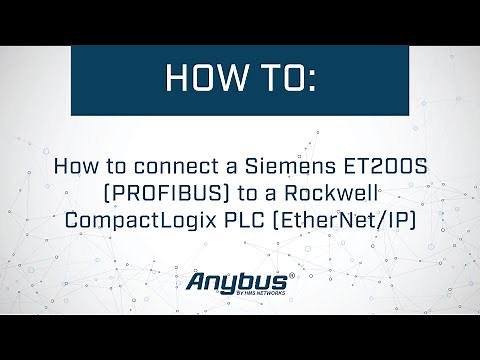 How to connect a Siemens ET200S (PROFIBUS) to a Rockwell CompactLogix PLC (EtherNet/IP)