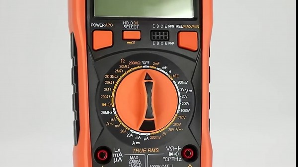 9808+ Digital Capacitor Meter Multimeter 2000uF Capacitance Inductance Resistance Frequency Temperature Tester, AC/DC Current Voltage Multimeter with LCD Digital Display Flashlight Lighting