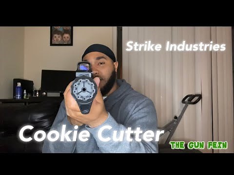Strike Industries COOKIE CUTTER MUZZLE BRAKE🔥🔥💪🏽💪🏽 (Must Watch) NO RECOIL!!!