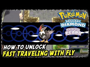 How to Unlock Fast Traveling with TM94 Fly Pokemon Brilliant Diamond & Shining Pearl (Fly Location)