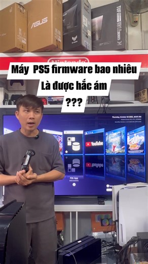 Máy PS5 FW bao nhiêu là được hắc ám và kèm theo phụ kiện gì ??? #ps5 | Hóng Game Store