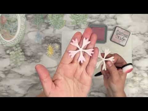 EZ Shaped Flowers with Patterned Papers!