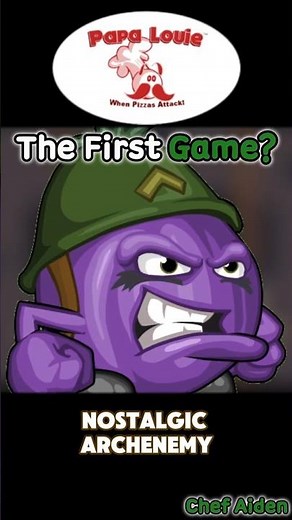 Which is the First Game of Papa Louie Series?