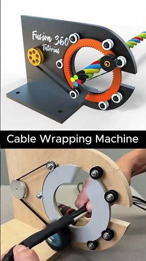 How a Cable Wrapping Machine Works (Perfect Spiral Wrap Explained!) #machine #mechanic #engineering