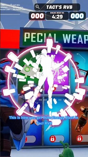 HOW TO GET CUBE ENERGY BLAST IN TACT RVB #epicpartner #fortnite #gaming