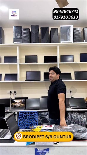 Prasad computers on Instagram: "🚨 STOCK ALERT! 🚨 150 laptops restocked at Prasad Computers! From students to professionals — we’ve got laptops for work, study, gaming & business 💻 Top brands • Best prices • Trusted quality Visit us today before stocks run out! yours 📍 Visit us at: • Brodipet 6/9, Guntur • Gandhi Chowk, Tenali [laptops for sale, laptop shop near me, affordable laptops, refurbished laptops, new laptops, Prasad Computers] #prasadcomputer #laptoprestock #laptopsforsale #TechDeal