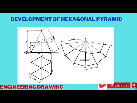 Development of Hexagonal pyramid