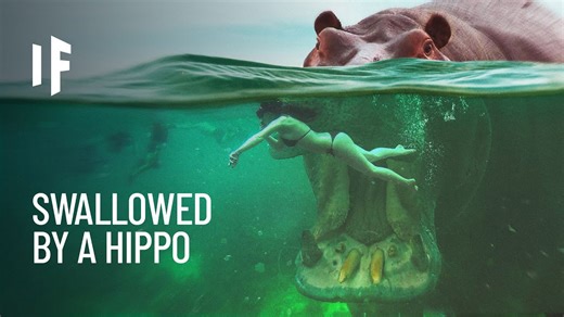 How you could survive being swallowed by a hippo