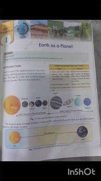 Geography Franks | Class9 - ICSE | Chapter -1 | Earth as a Planet | Answers |